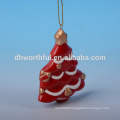 Personalise ceramic christmas tree decorations hanging baubles